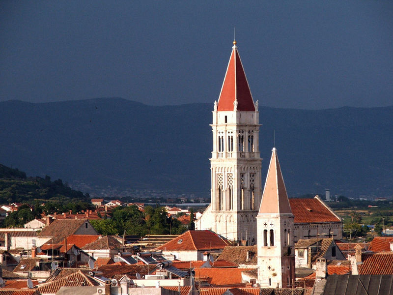 Blick über Trogir