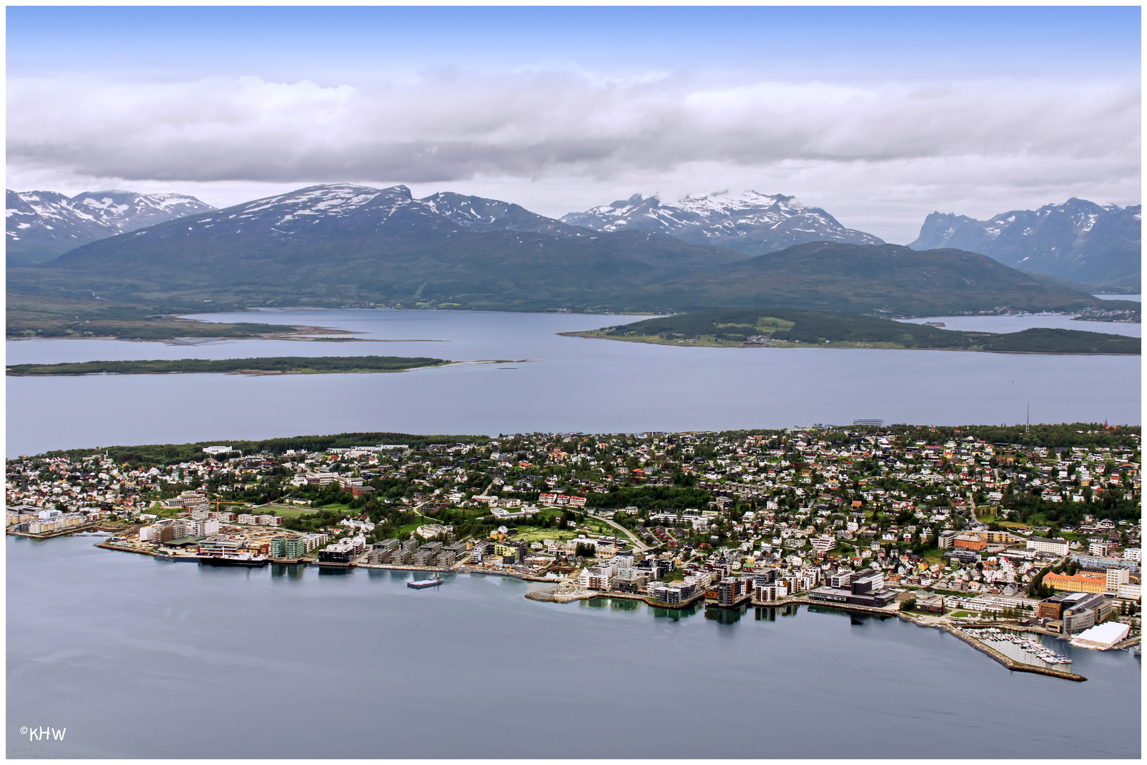 Blick über Tromsø