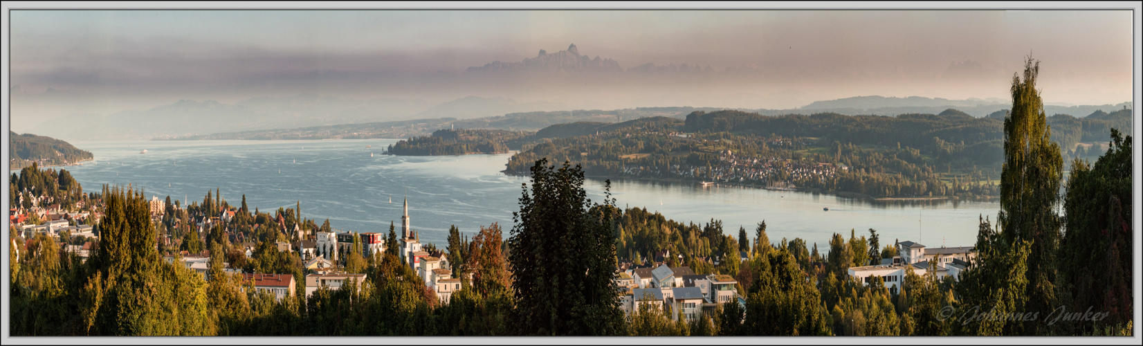 Blick über Überlingen Richtung Meinau