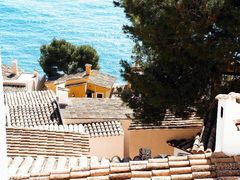 Blick über unsere Anlage in Cala Fornells