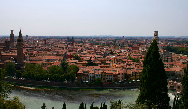 Blick über Verona - Das Tor Italiens.