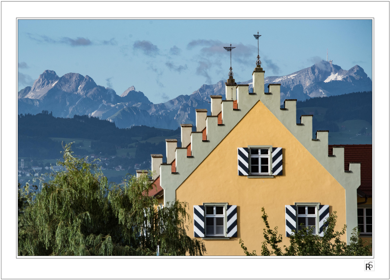 Blick über Wasserburg