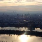 Blick über Wien am späten Nachmittag