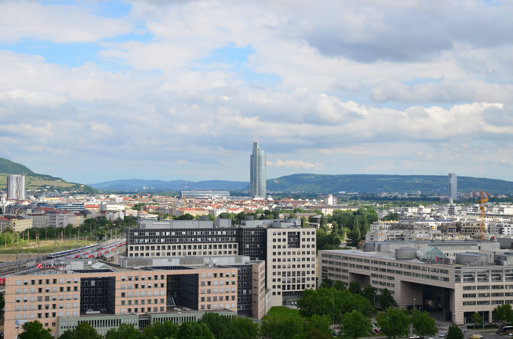 Blick über Wien vom Prater Riesenrad