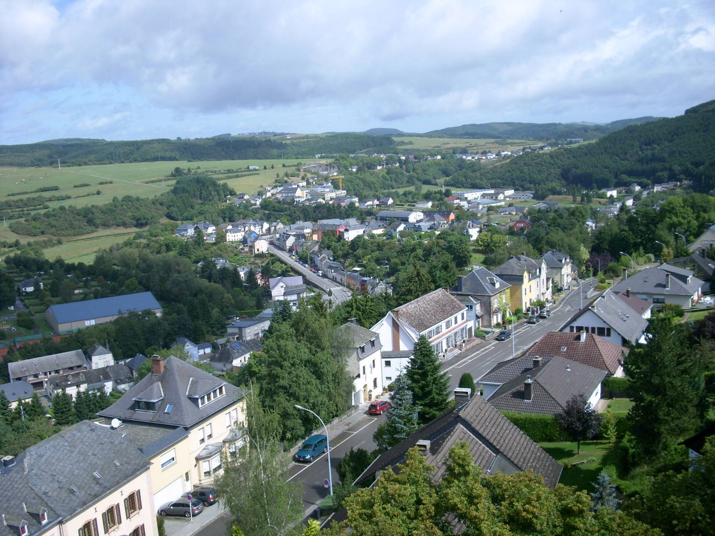 Blick über Wiltz