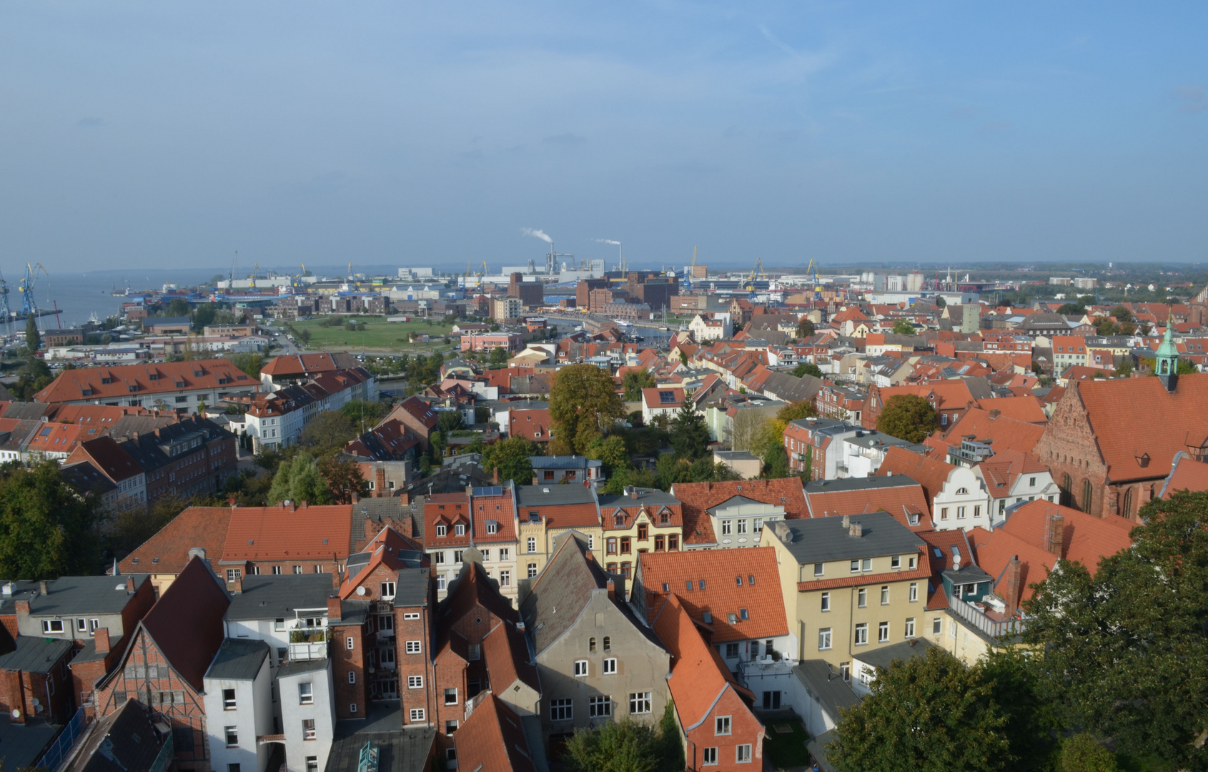 Blick über Wismar