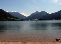 Blick übern Schliersee Richtung Spitzingsee