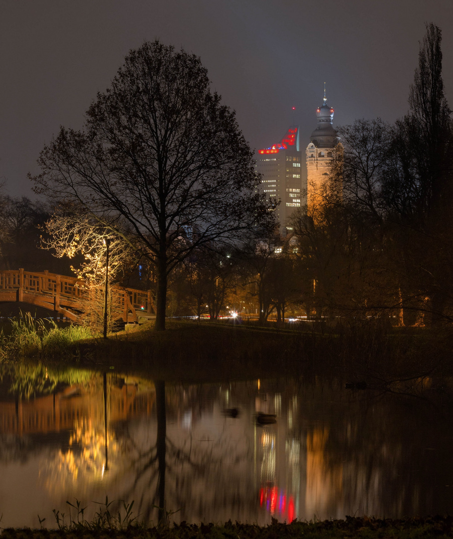 Blick übern Teich