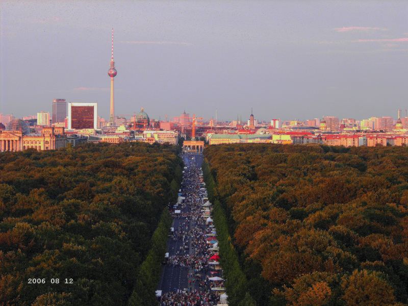 Blick übern Tiergarten