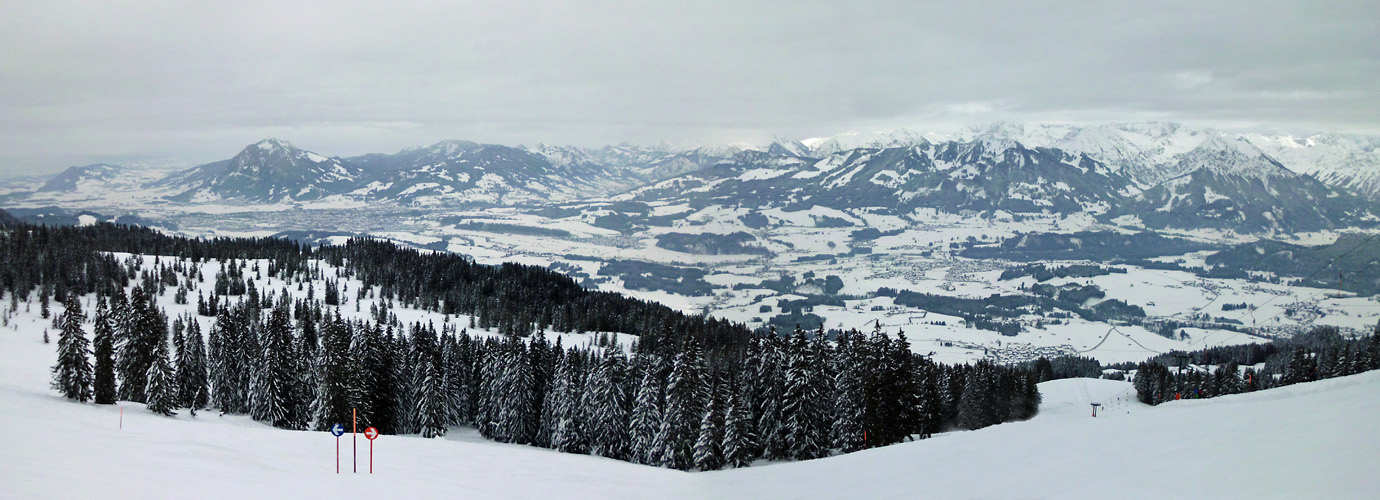 Blick übers Allgäu