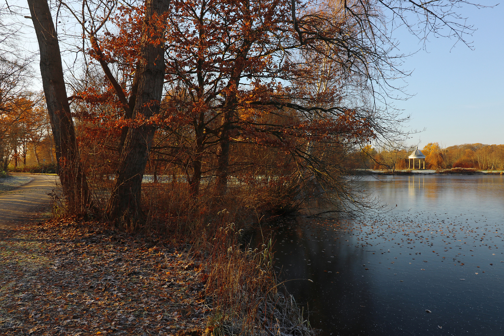 Blick übers Eis