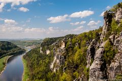 Blick übers Elbtal...