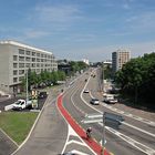 Blick übers "Heuwaagen Viadukt" in Basel