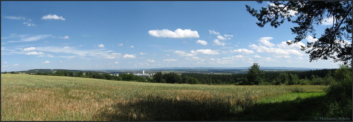 Blick übers Land...