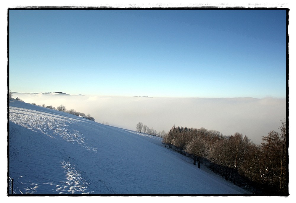 Blick übers Nebelmeer