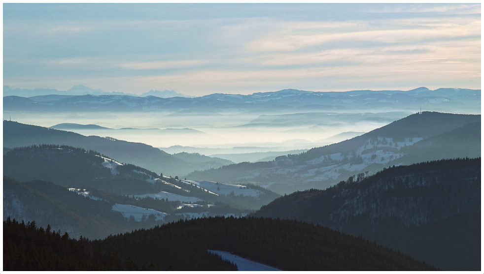 Blick übers Nebelmeer