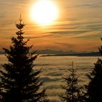 Blick übers Nebelmeer