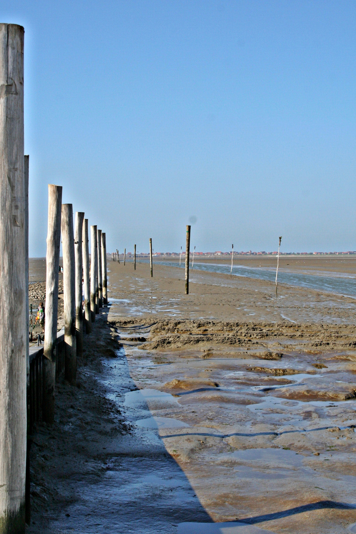 Blick übers Wattenmeer