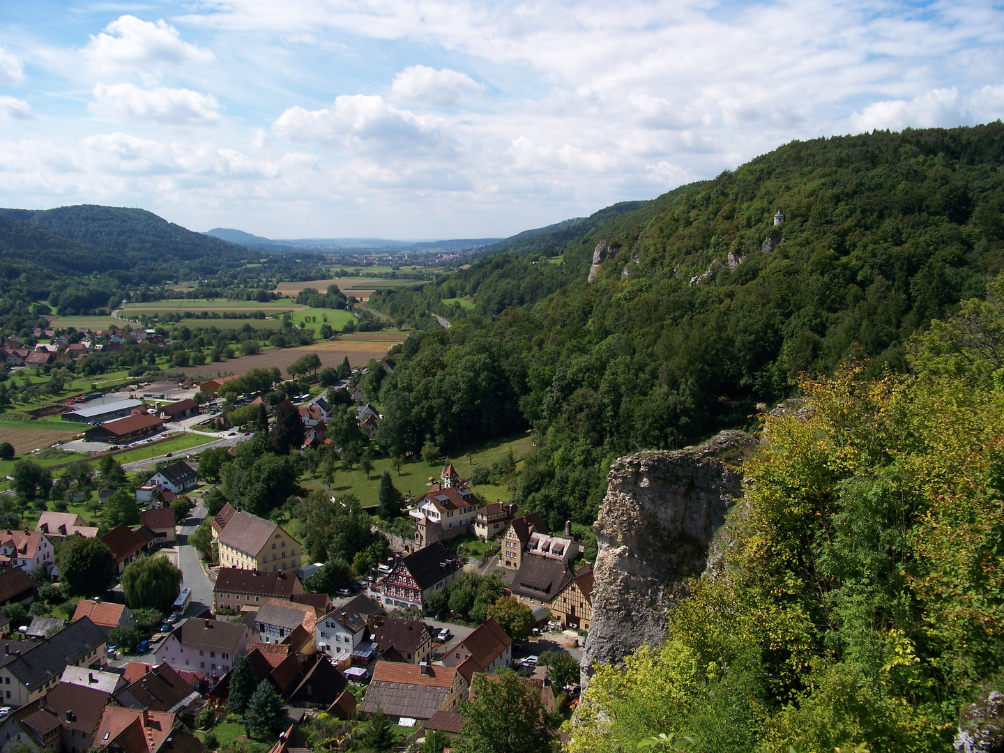 Blick übers Wiesenttal