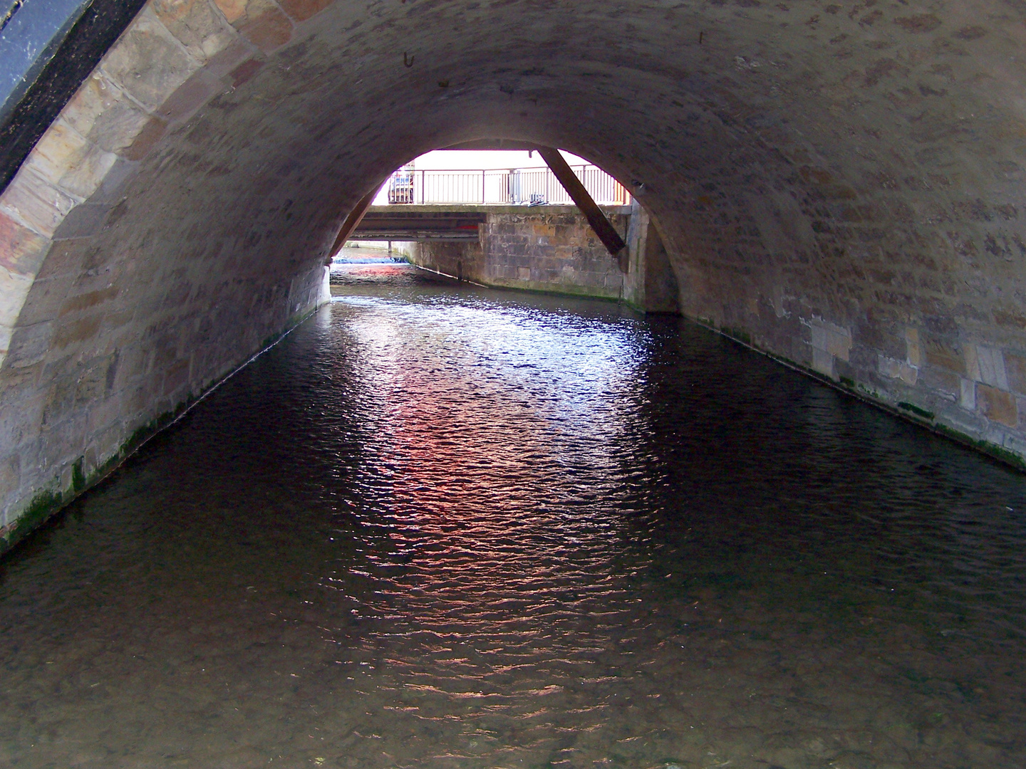 Blick unter die Krämerbrücke