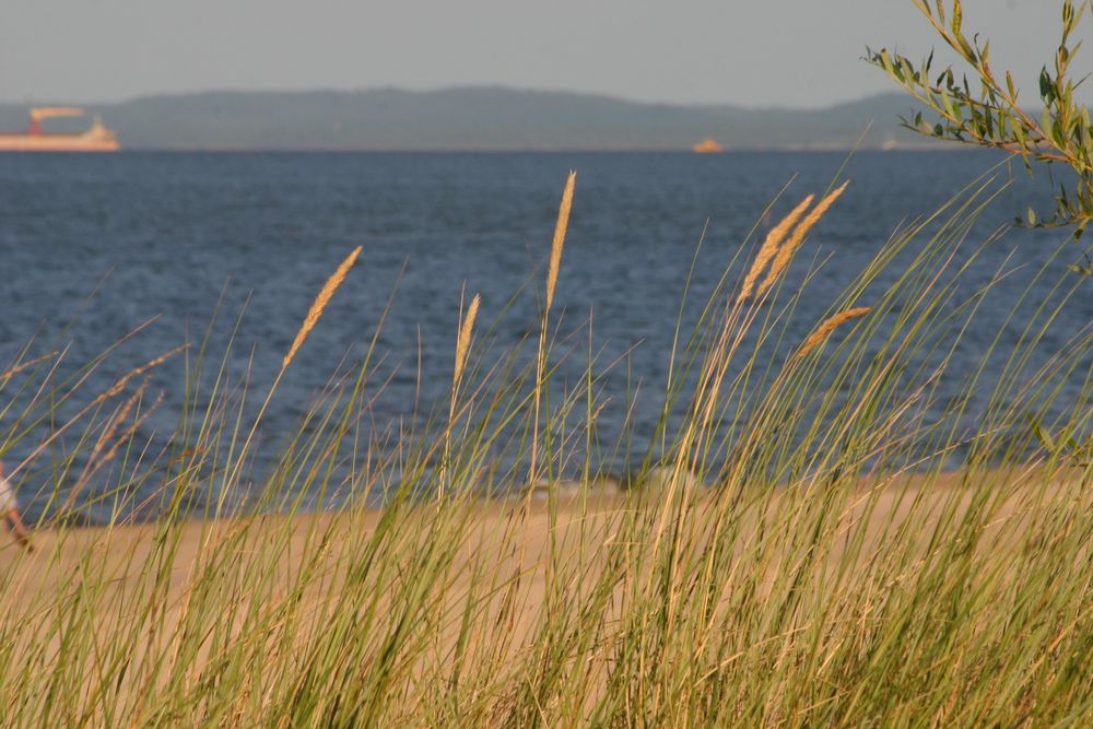 Blick via Ahlbeck nach Polen