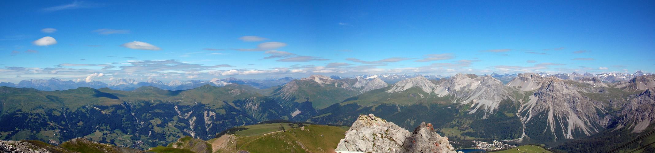 Blick vom 2'653,2 m ü. M. Arosa Weisshorn