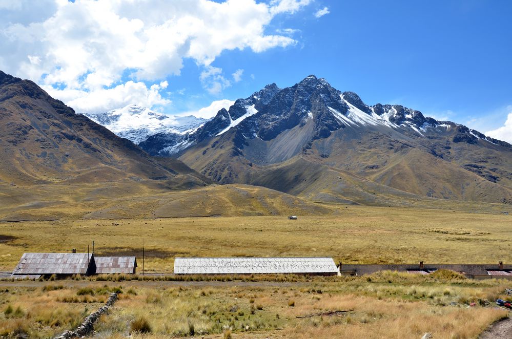 Blick vom Abra la Raya Pass auf 4335 m Höhe