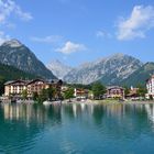 Blick vom Achensee auf die umliegenden Berge