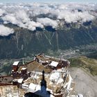 Blick vom Aiguille du Midi (3842 m)