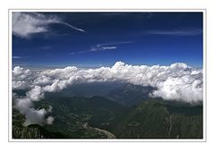 Blick vom Aiguille du midi...