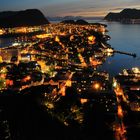 Blick vom Aksla auf das abendliche Ålesund