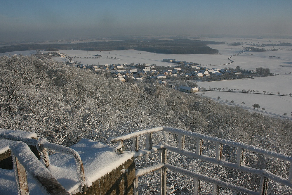 Blick vom Albertturm auf dem Collm bei Oschatz