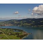 Blick vom Almkogel am Mondsee