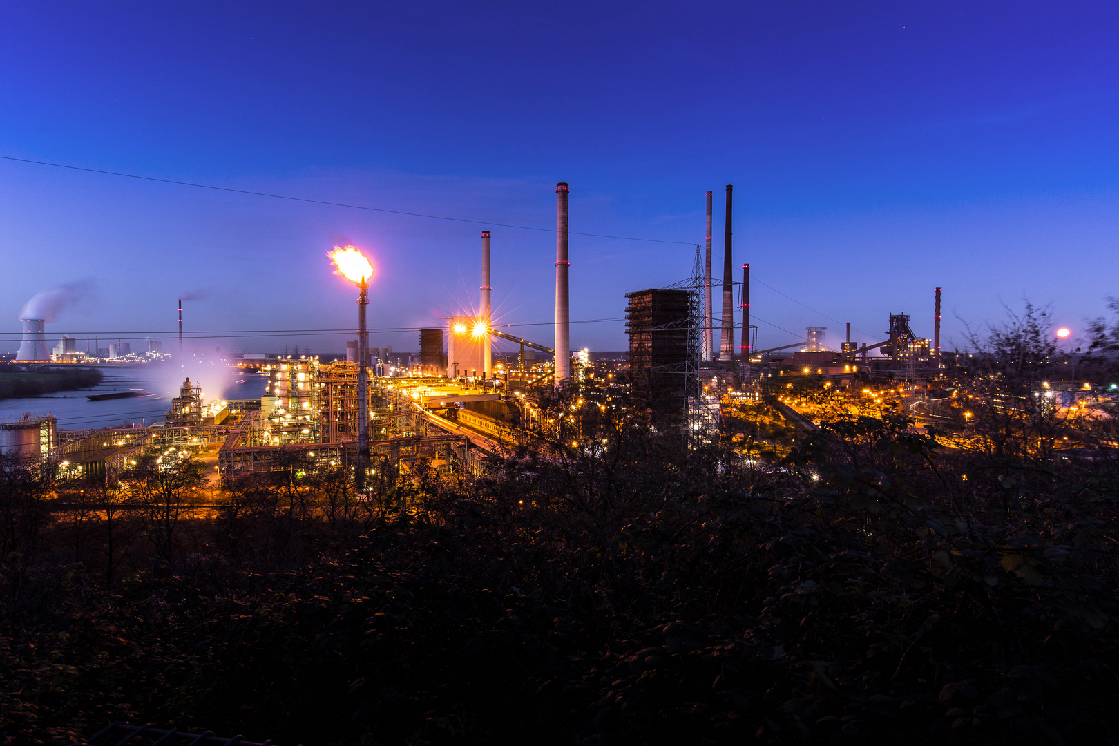 Blick vom Alsumer Berg (Duisburg/Walsum)