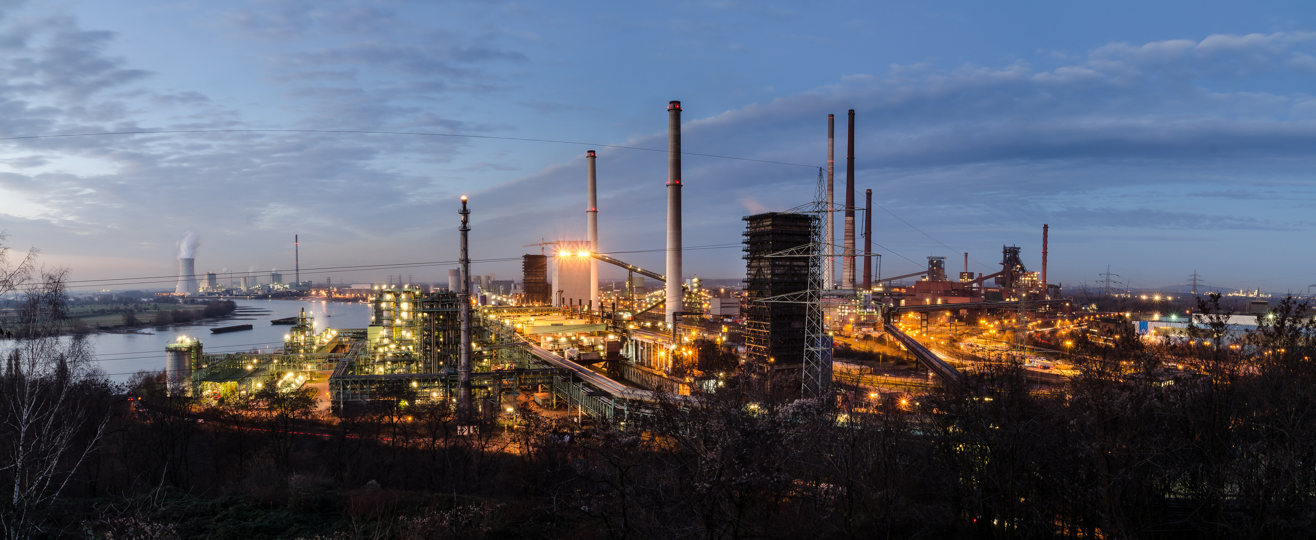 Blick vom Alsumer Berg in Duisburg