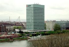 blick vom alten messplatz zum mvv hochhaus