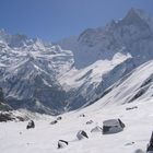 Blick vom Annapurna Base Camp Nepal