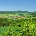 Blick vom Apfelsberg aus auf Lengfeld