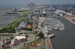 Blick vom ATLANTIK Hotel Sail City