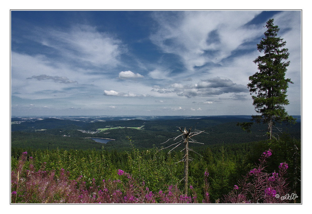 Blick vom Auersberg...