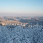 Blick vom Auersberg in Sachsen