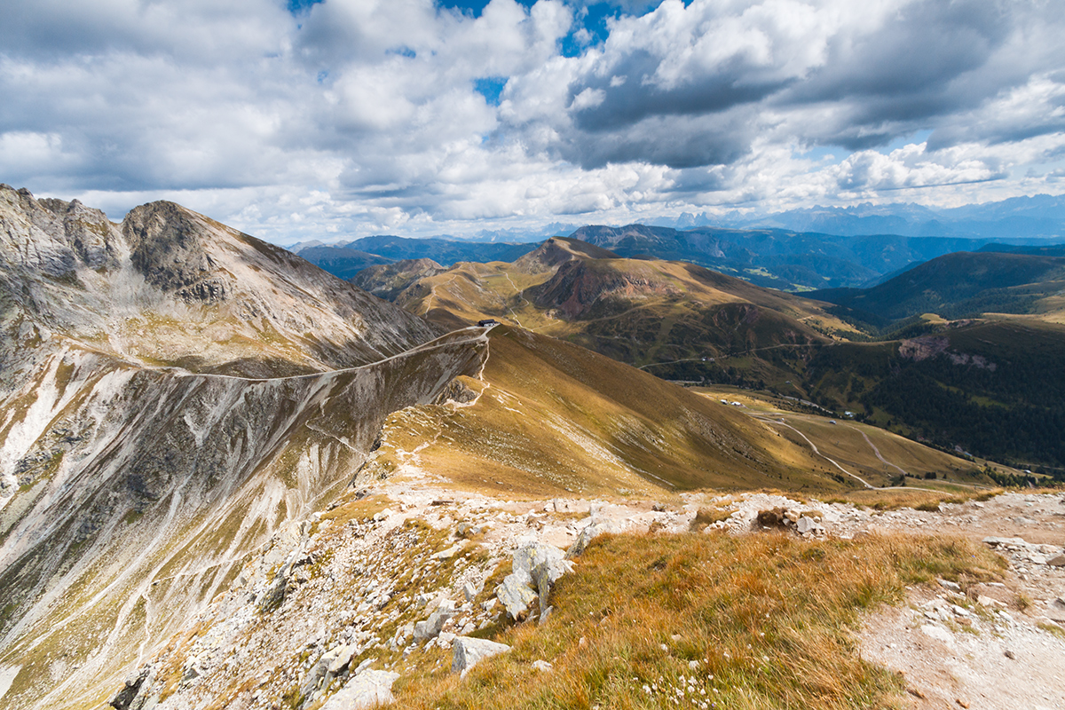 Blick vom Aufstieg zum kleinen Ifinger