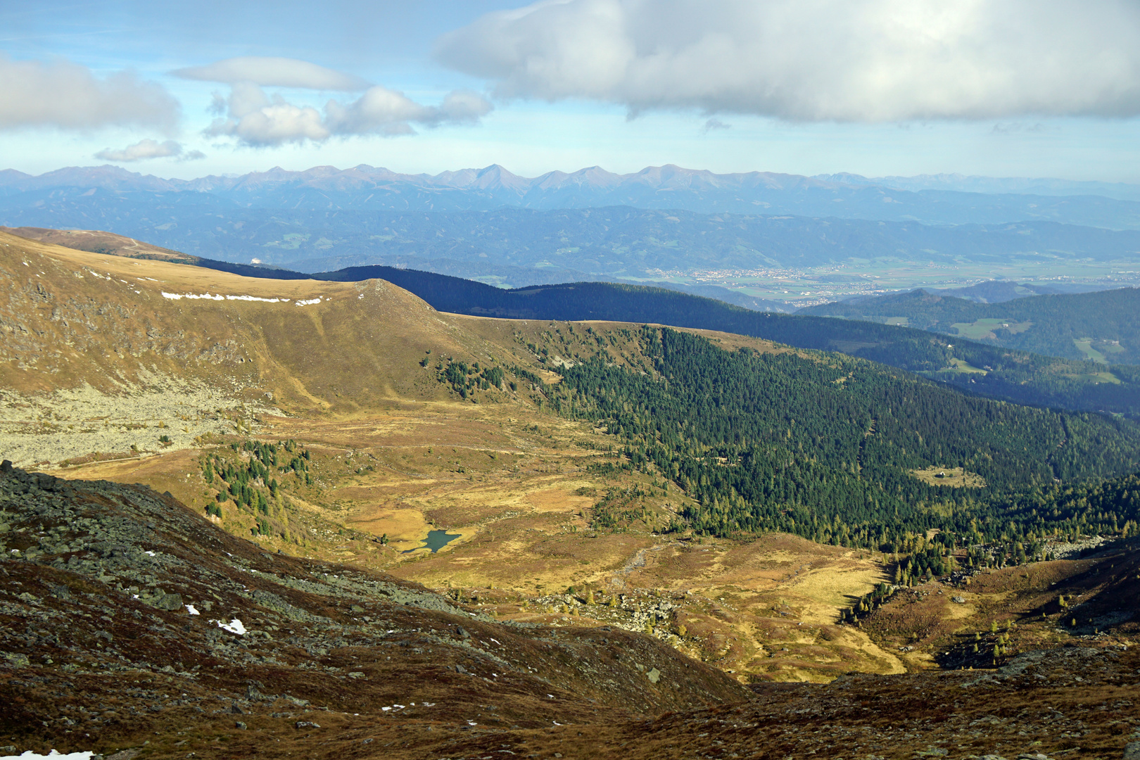 Blick vom Aufstieg zum Zirbitzkogel