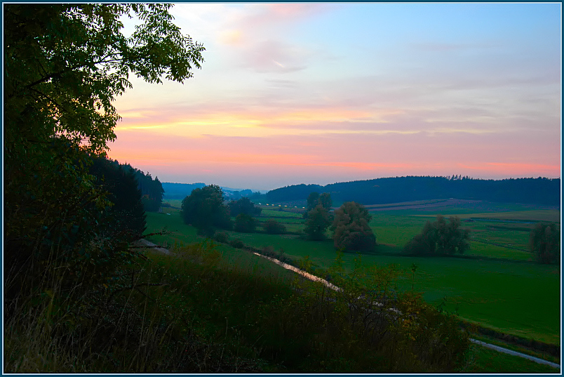 Blick vom Aussichtsbänkchen