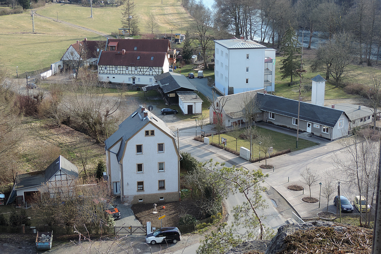 Blick vom Aussichtspunkt "Elsterblick"