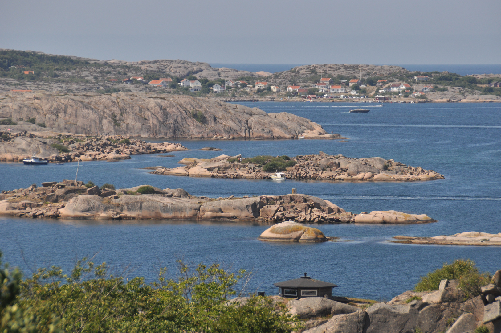 Blick vom Aussichtspunkt Ulebergshamn