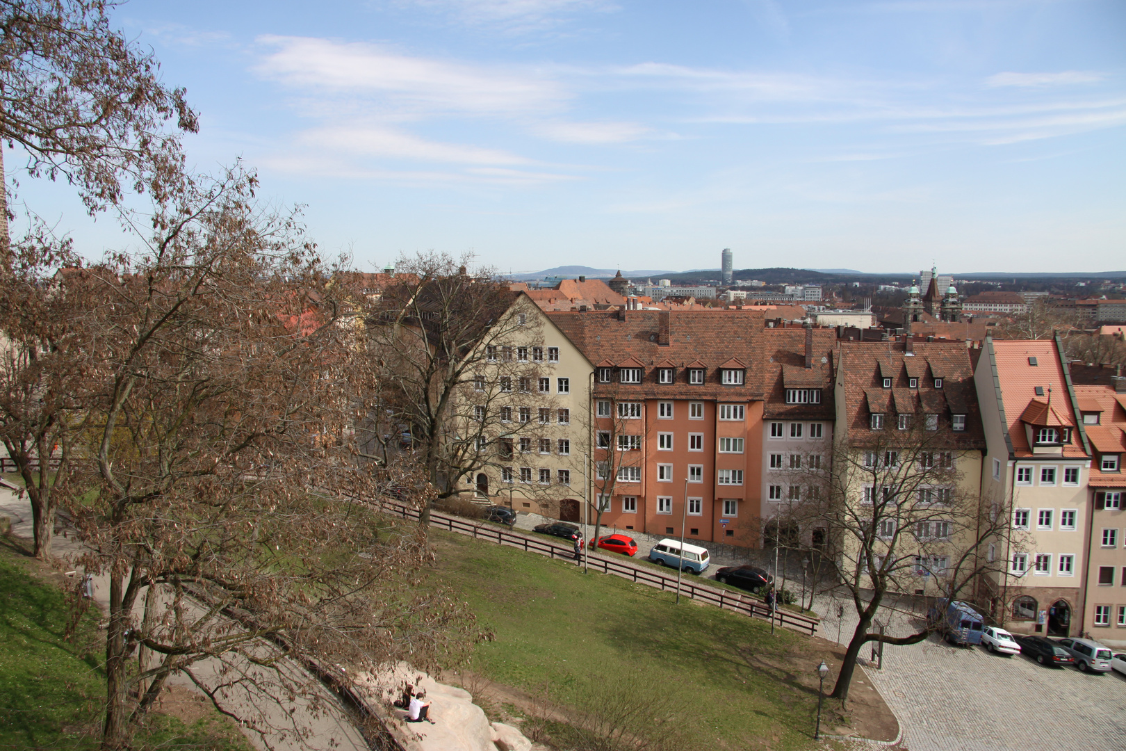 Blick vom Aussichtspunkt unterhalb des Sinwellturmes