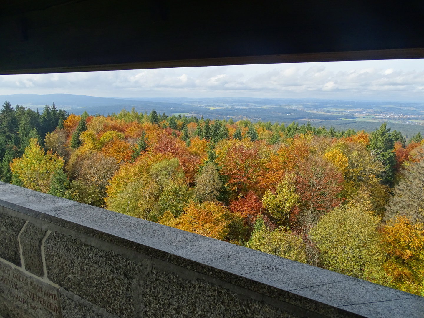 Blick vom Aussichtsturm 1