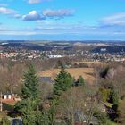 Blick vom Aussichtsturm Alberthöhe auf Lichtenstein