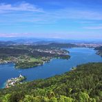 Blick vom Aussichtsturm auf dem Pyramidenkogel